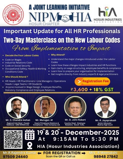 The New Labour Codes: From Implementation to Impact brochure